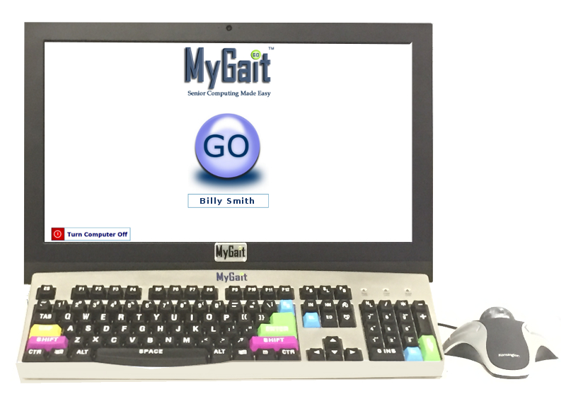 MyGait makes senior computing easy